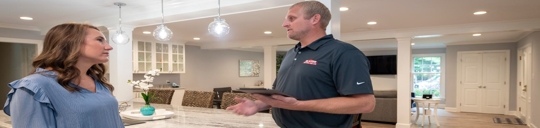 Technician Speaking with Customer