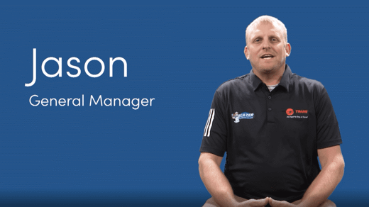 Jason being interviewed