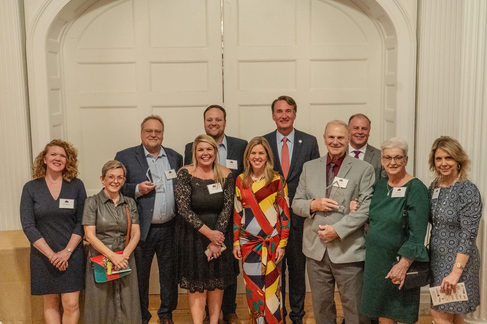 Blazer team at Governor's Volunteerism and Community Service Awards ceremony.