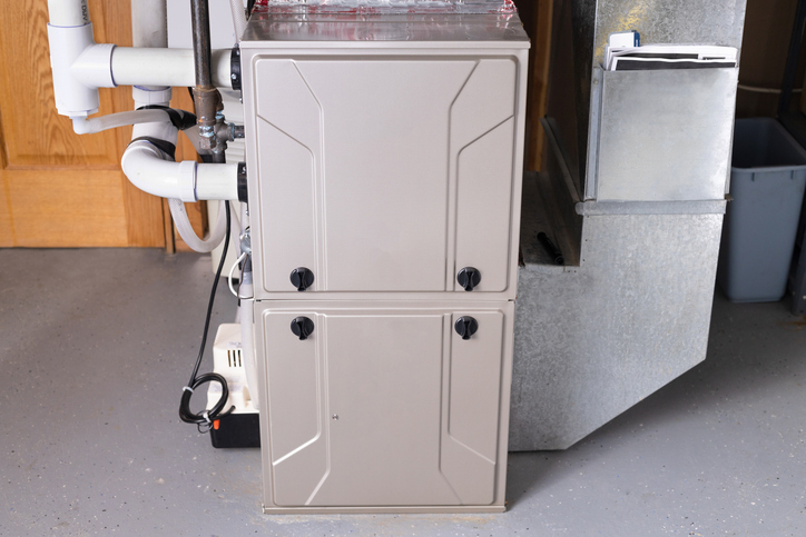 A gas furnace unit. | Blazer Heating, Air, and Plumbing